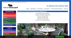 Desktop Screenshot of naturalstoneyard.ie